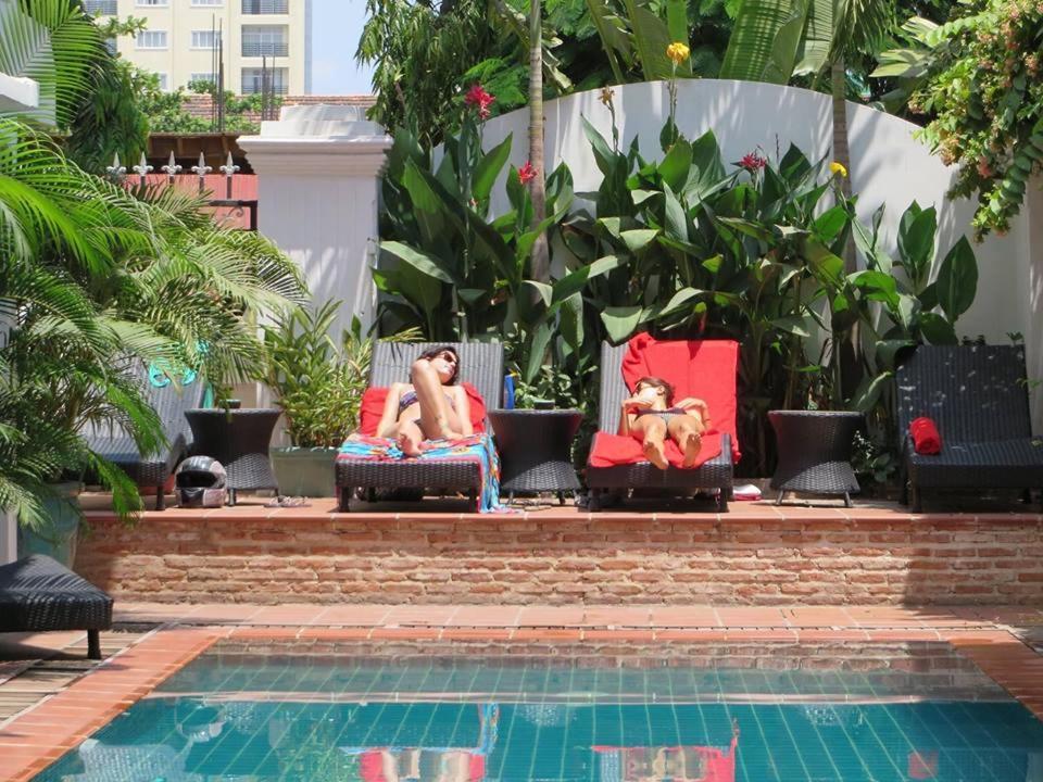 Villa Silk Road Hotel Phnom Penh Ngoại thất bức ảnh